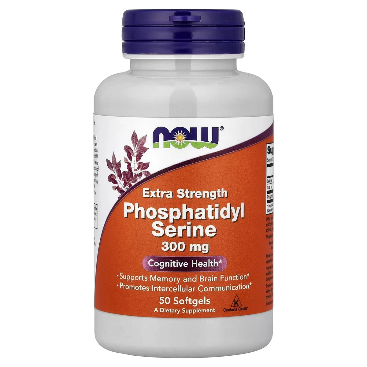 NOW Foods Phosphatidyl Serine 300 mg 50 Softgels