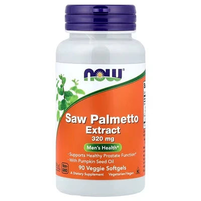 NOW Foods Saw Palmetto Extract 320 mg 90 Veggie Softgels