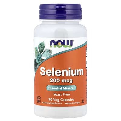 NOW Foods Selenium 200 mcg 90 Veg Capsules