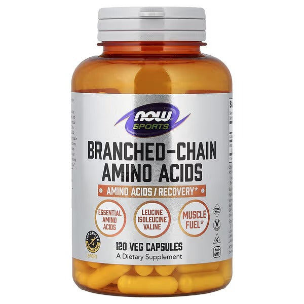 NOW Foods Sports Branched Chain Amino Acids 120 Veg Capsules