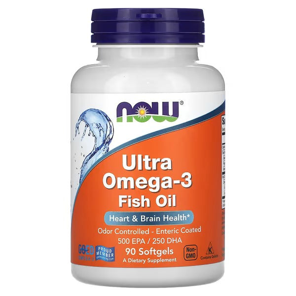 NOW Foods Ultra Omega 3 Fish Oil 90 Softgels