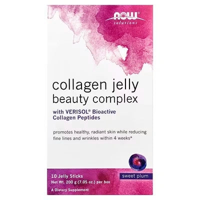 NOW Solutions Collagen Jelly Beauty Complex Sweet Plum 10 Jelly Sticks