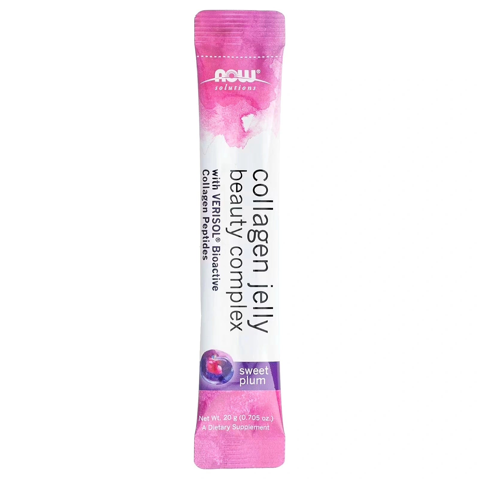 NOW Solutions Collagen Jelly Beauty Complex Sweet Plum 10 Jelly Sticks
