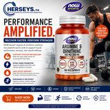 NOW Sports Arginine Ornithine 100 Veg Capsules