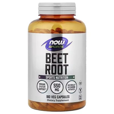 NOW Sports Beet Root 550 mg 180 Veg Capsules