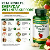Nature's Bounty Apple Cider Vinegar 480 mg 200 Tablets