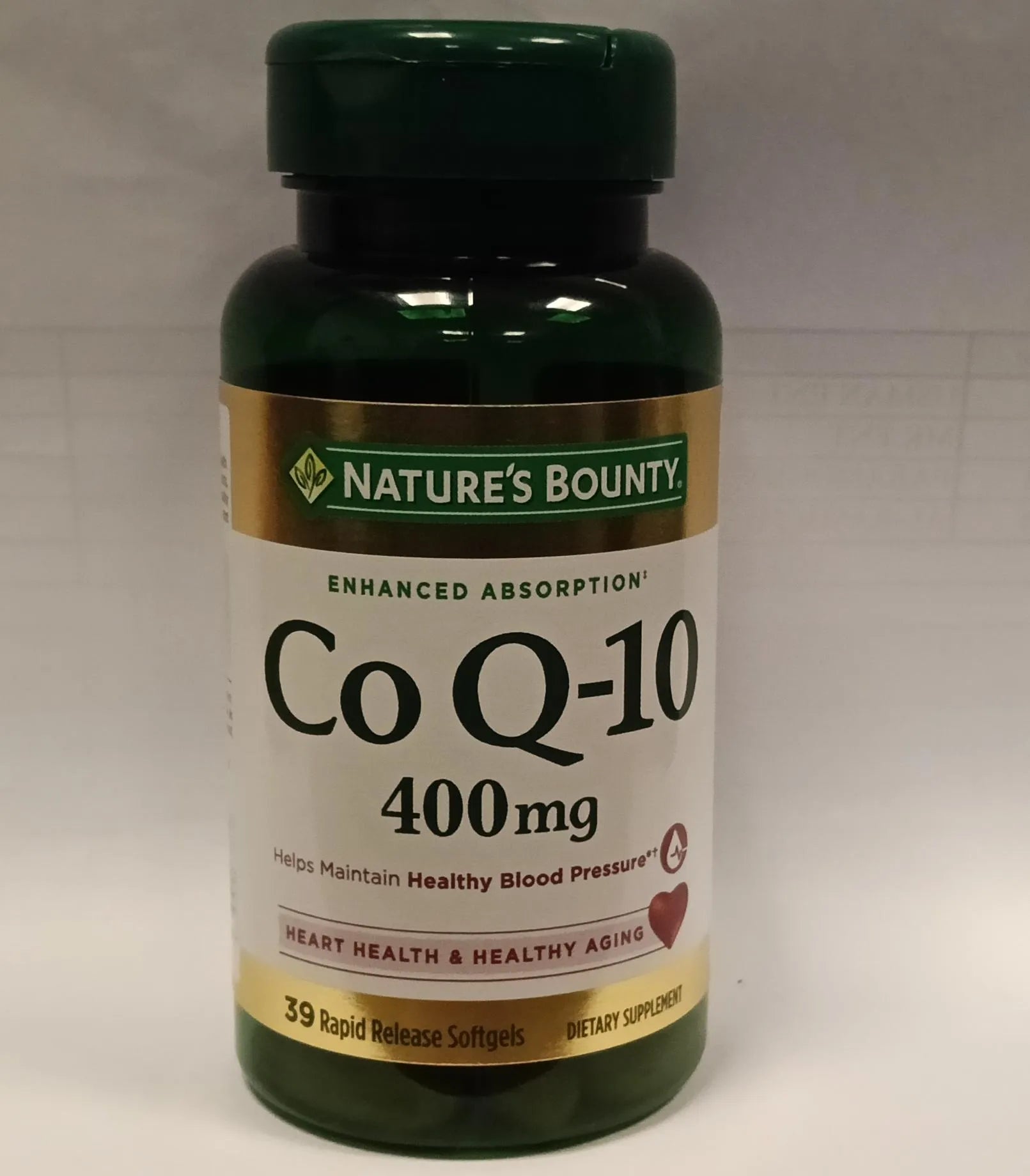 Nature’s Bounty CoQ10 400 mg Rapid Release Softgels 39 Softgels