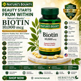 Nature's Bounty Biotin 10000mcg 120 Softgels