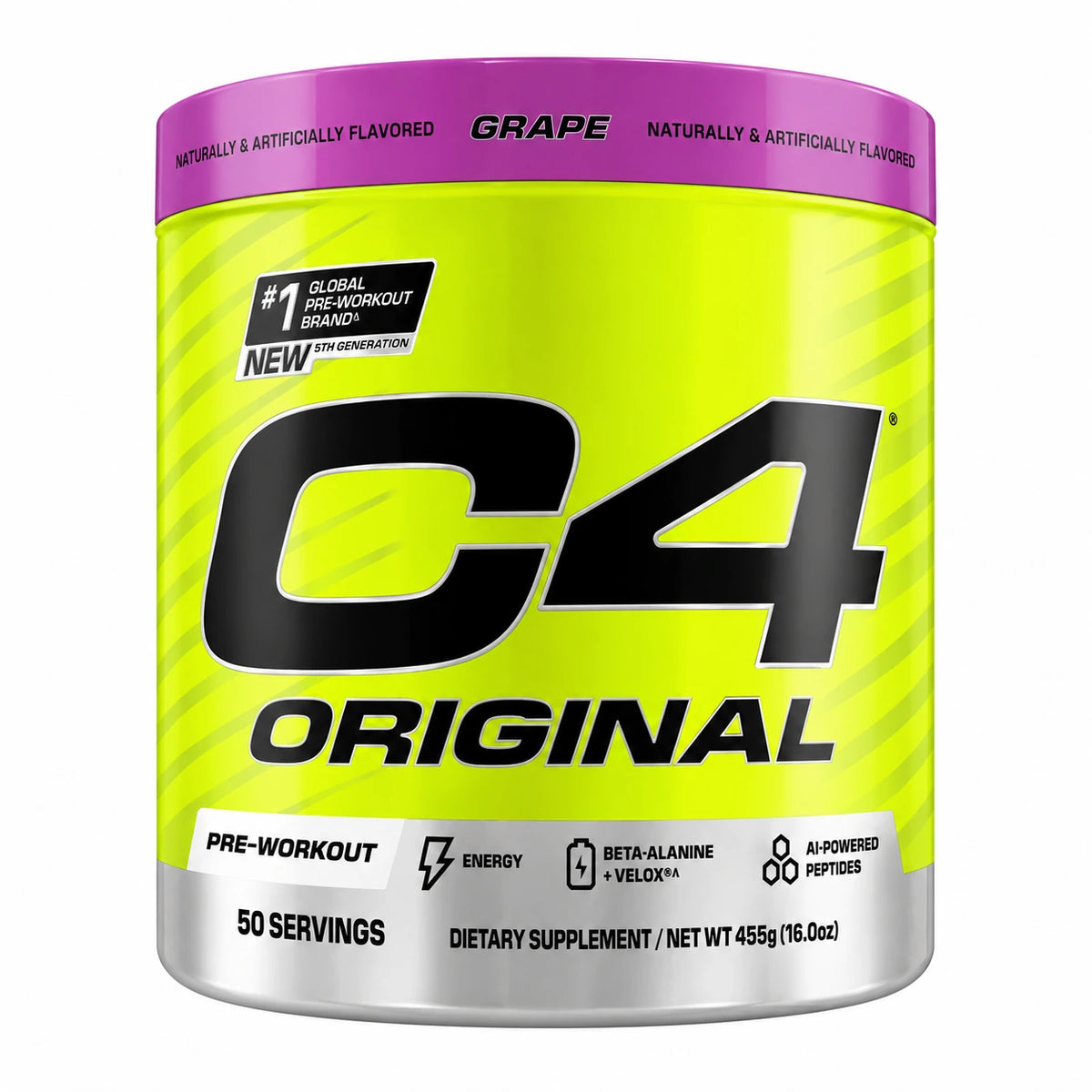 Cellucor C4 Original Pre-Workout Powder Grape 455g – 50 Servings