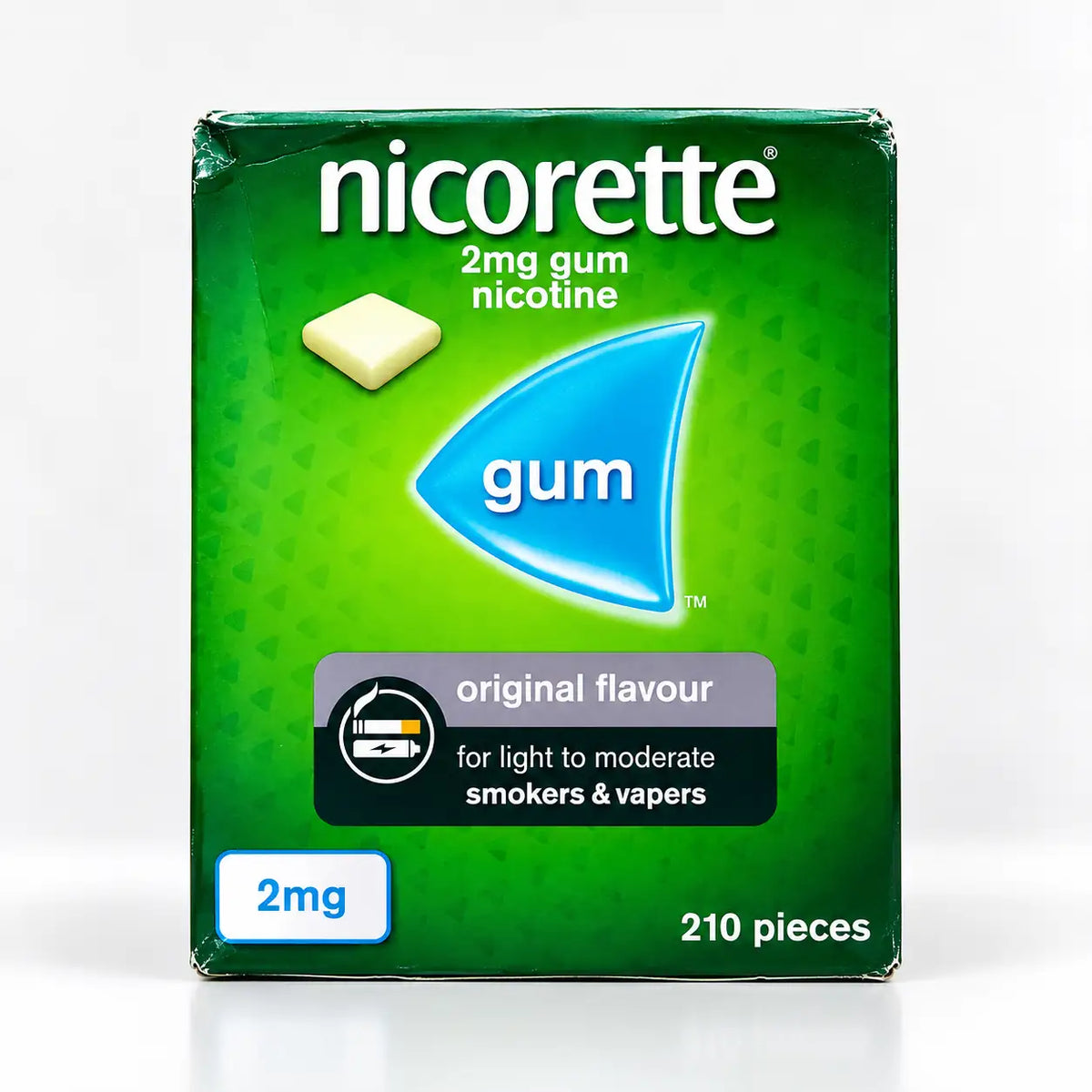 Nicorette 2mg Original Flavour Nicotine Gum 210 Pieces