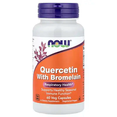 Now Quercetin with Bromelain 60 Veg Capsules