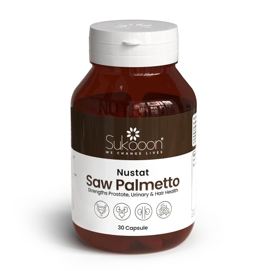 Nutrify Nustat Saw Palmetto Strengths Prostate Urinary Hair Health 30 Capsules