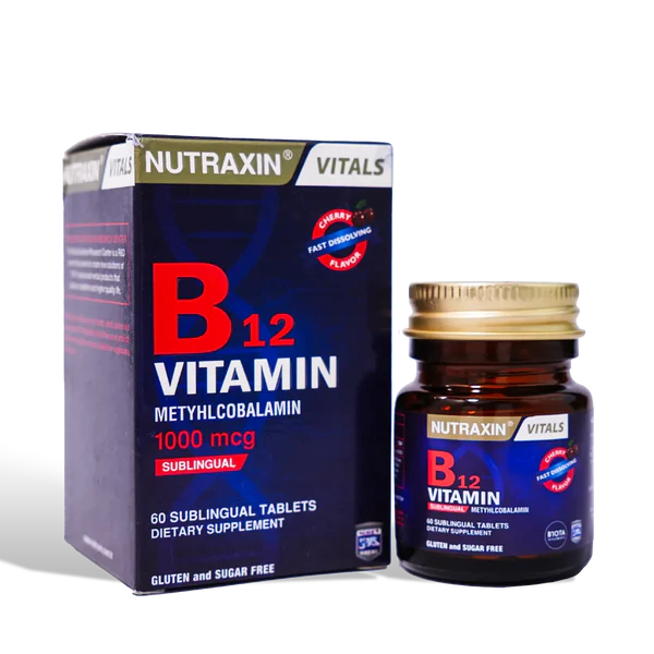 Nutraxin Vitamin B12 Tablets 1000mcg 60 Tablets