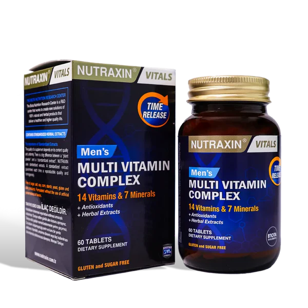 Nutraxin Multivitamin Complex For Men 60 Tablets
