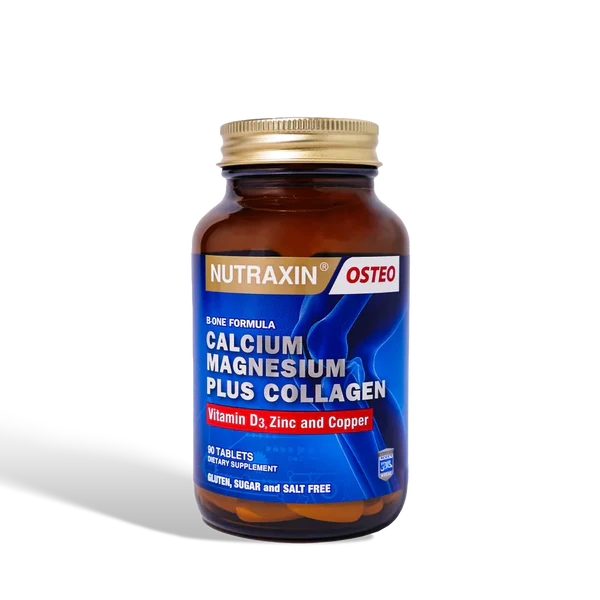Nutraxin Osteo B One Formula Calcium Magnesium Plus Collagen 90 Tablets