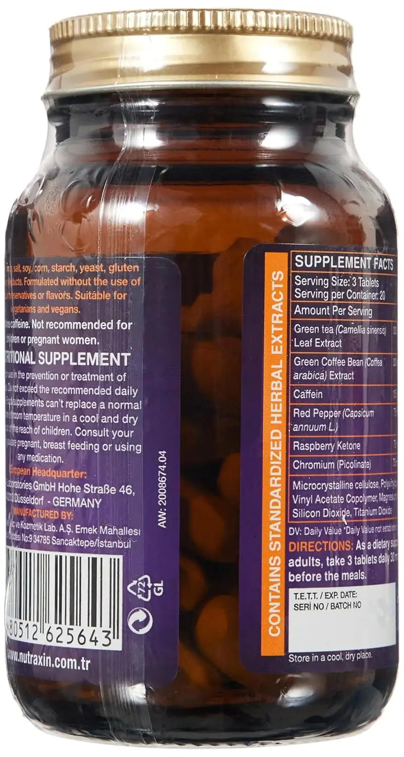 Nutraxin Slim Quick-Slim Thermo Burn 60 Tablets