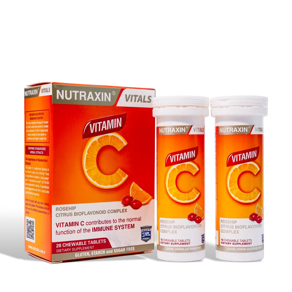 Nutraxin Vitamin-C Chewable Tablets 28s