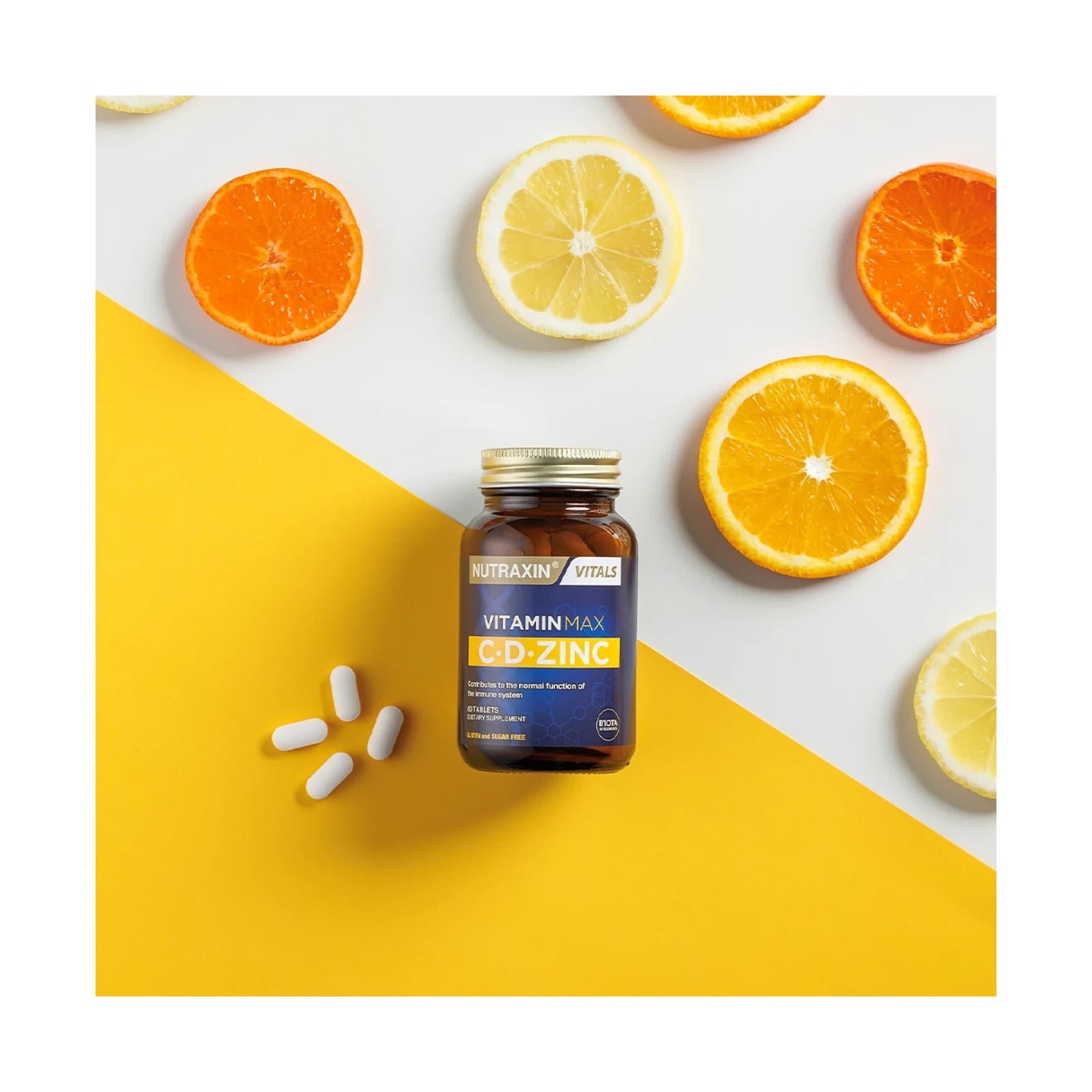 Nutraxin Vitamin Max C-D-Zinc 60 Tablets