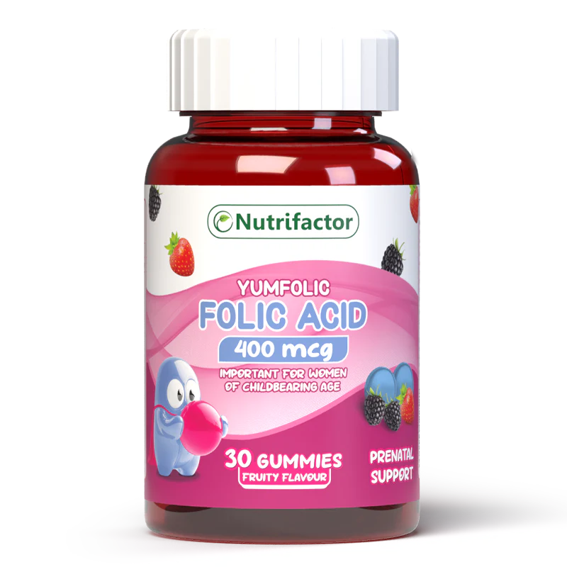 Nutrifactor Yumfolic 400 mcg 30 Gummies