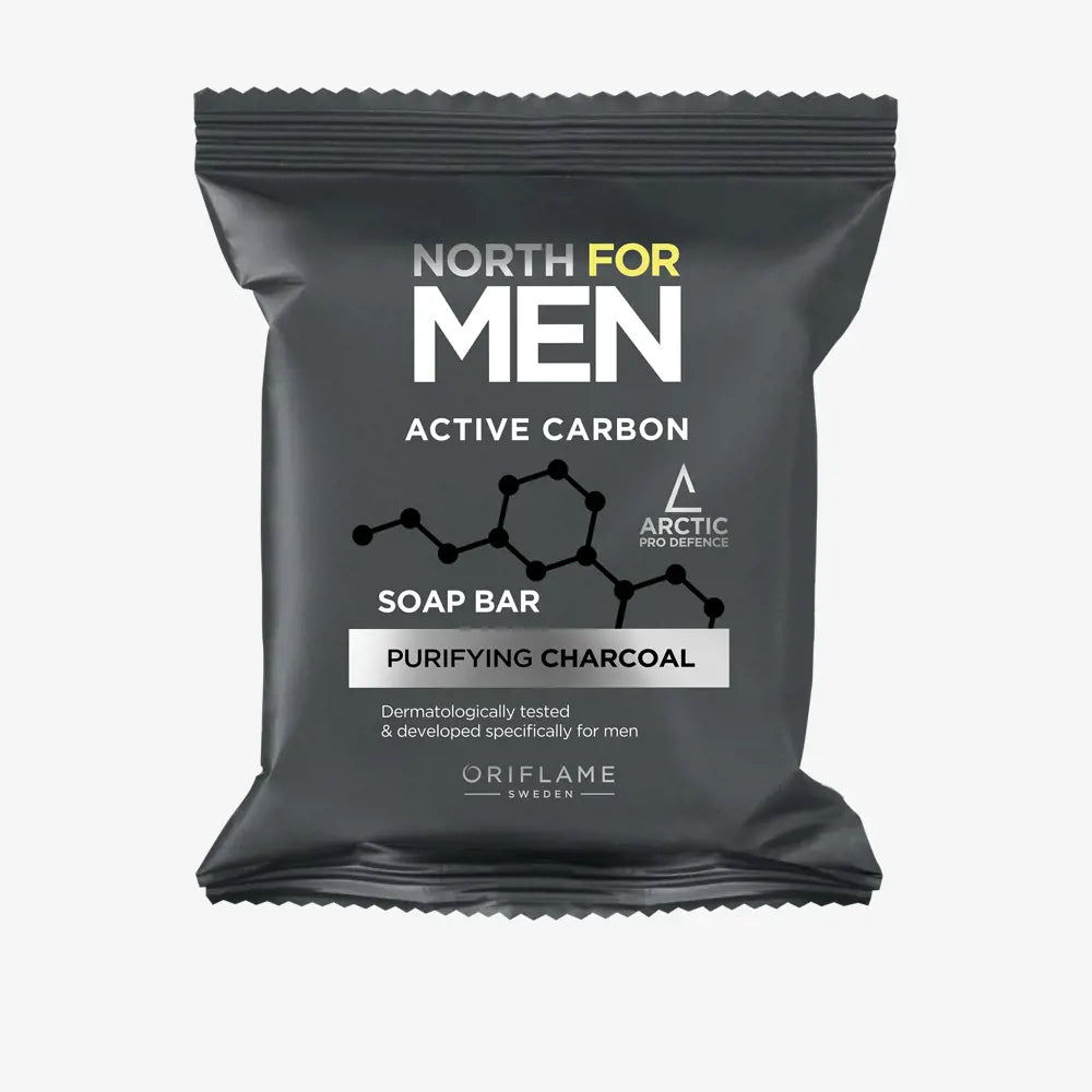 Oriflame North For Men Active Carbon Soap Bar 100 g