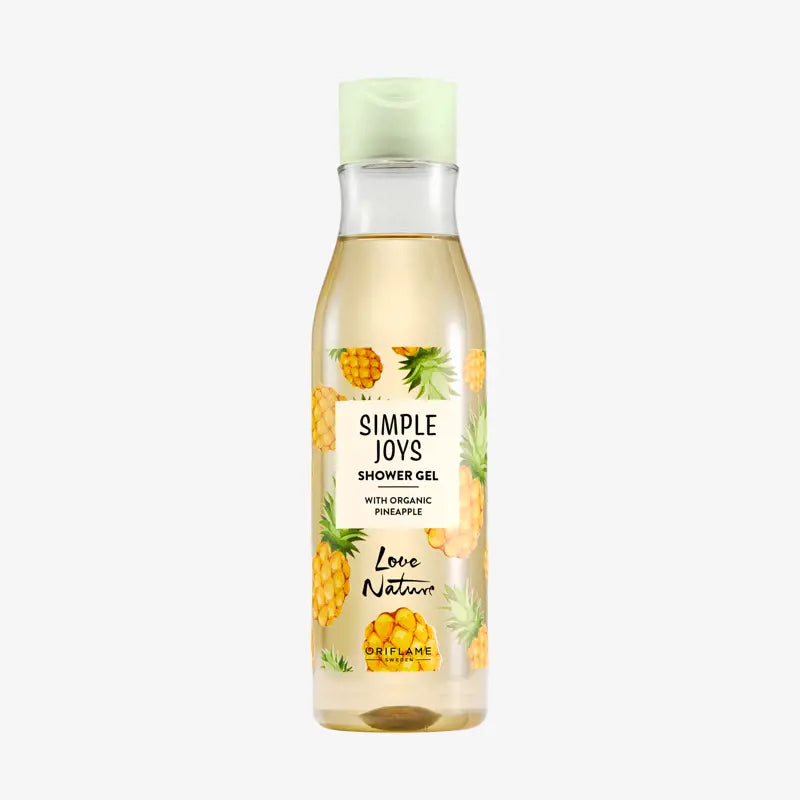 Oriflame Love Nature Simple Joys Shower Gel with Organic Pineapple 250 ML