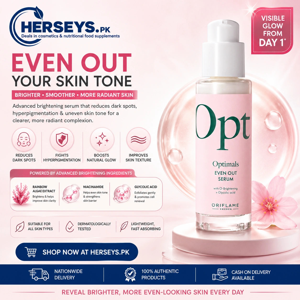 Oriflame Optimals Opt Optimals Even Out Serum 30 ML