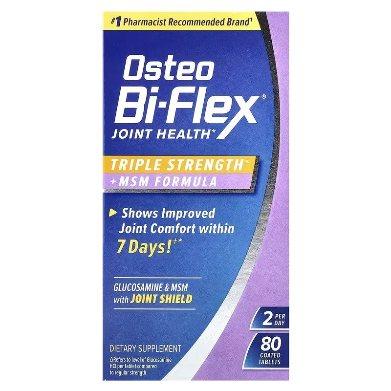Osteo Bi Flex Joint Health Triple Strength MSM 80 Tablets
