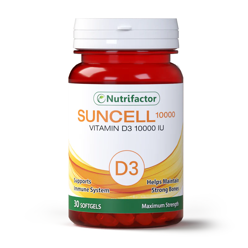 Nutrifactor Suncell Vitamin D3 10000 IU 30 Softgels