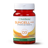 Nutrifactor Suncell Vitamin D3 10000 IU 30 Softgels
