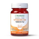 Nutrifactor Suncell Vitamin D3 10000 IU 30 Softgels