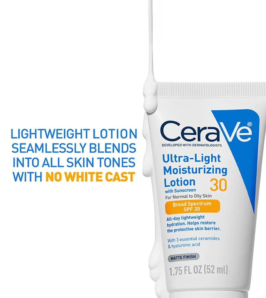 CeraVe Ultra Light Moisturizing Lotion SPF 30 52ML