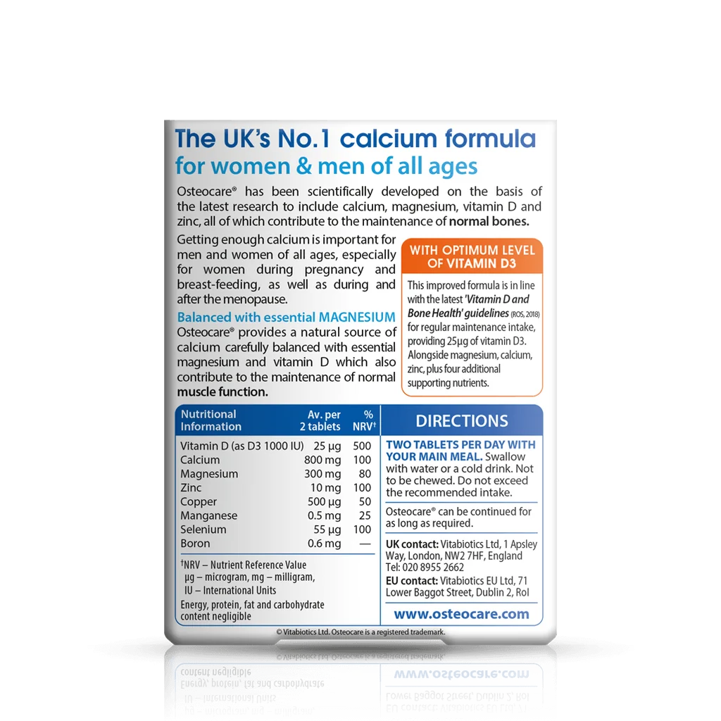 Vitabiotics Osteocare Original 90 Tablets