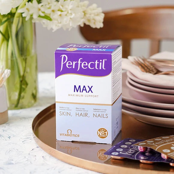 Vitabiotics Perfectil Max Skin Hair Nails 84 Tablets/Capsules