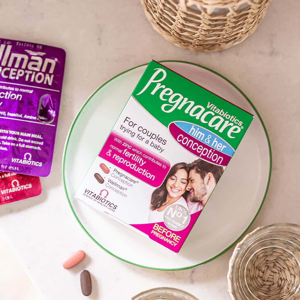 Vitabiotics Pregnacare Him and Her Conception 60 Tablets