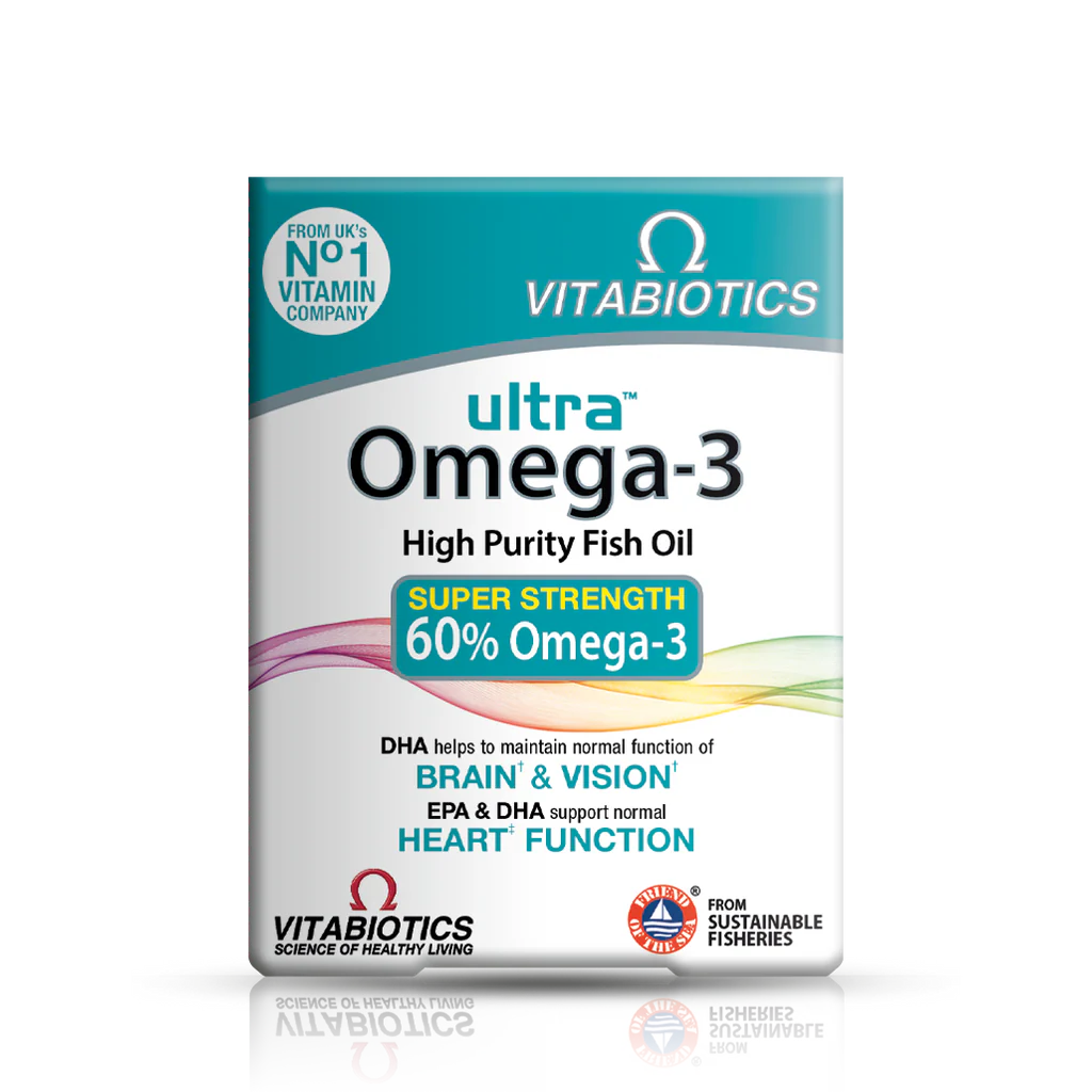 Vitabiotics Ultra Omega 3 High Purity Fish Oil 60 Capsules