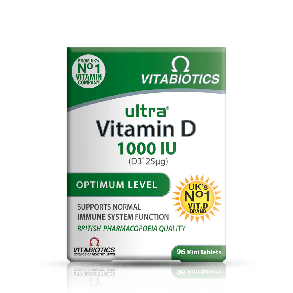 Vitabiotics Ultra Vitamin D 1000 IU 96 Tablets