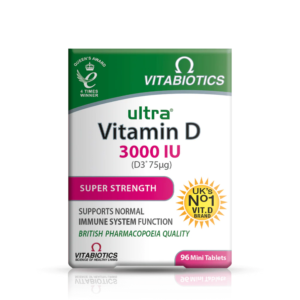 Vitabiotics Ultra Vitamin D 3000 IU 96 Tablets