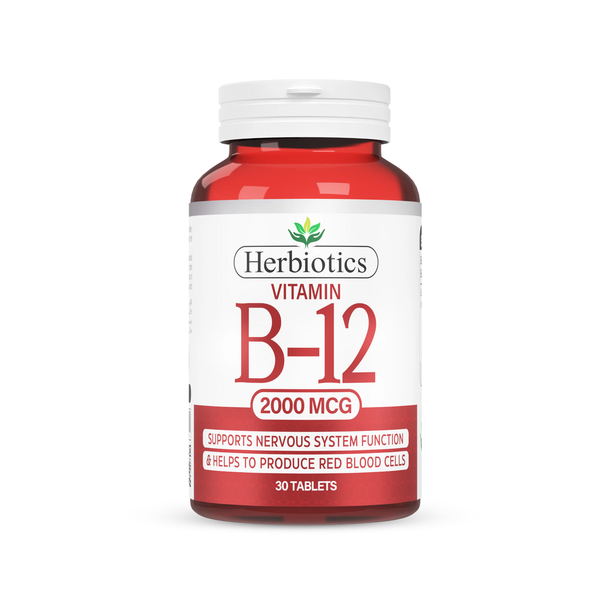 Herbiotics Vitamin B12 2000 mcg 60 Tablets