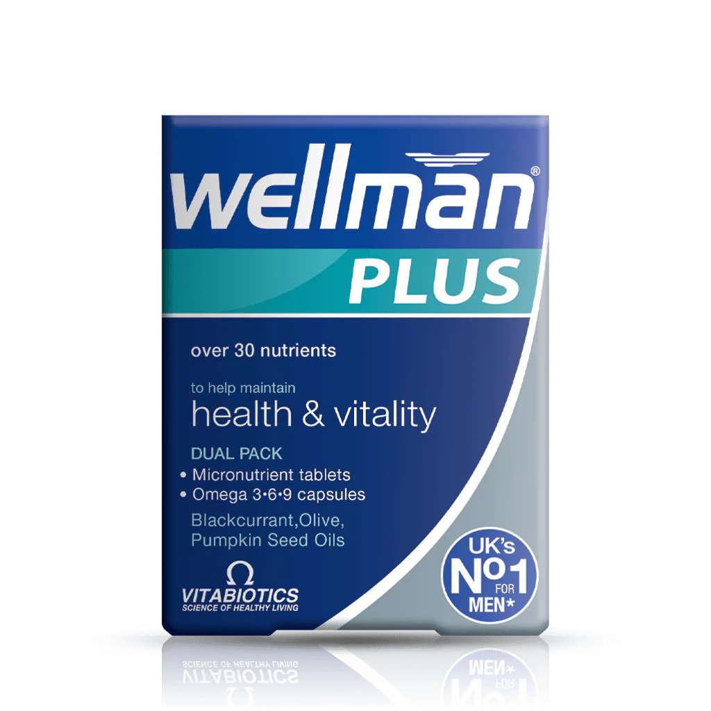 Vitabiotics Wellman Plus Omega 3 6 9 56 Tablets/Capsules