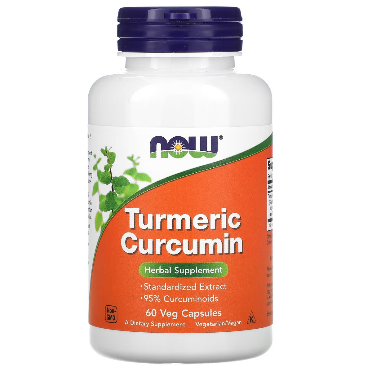 NOW Foods Turmeric Curcumin 60 Veg Capsules 665 mg per Capsule