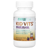 NOW Foods Kid Vits Grape Splash 120 Chewable Tablets