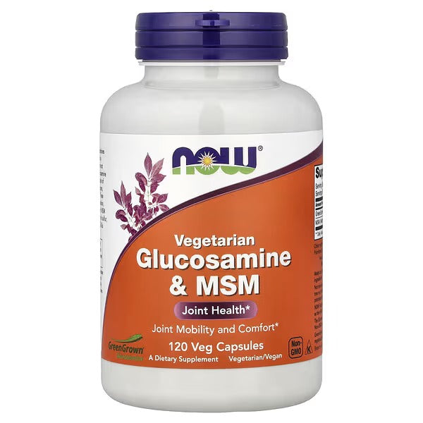 NOW Foods Glucosamine & MSM – 120 Veg Capsules