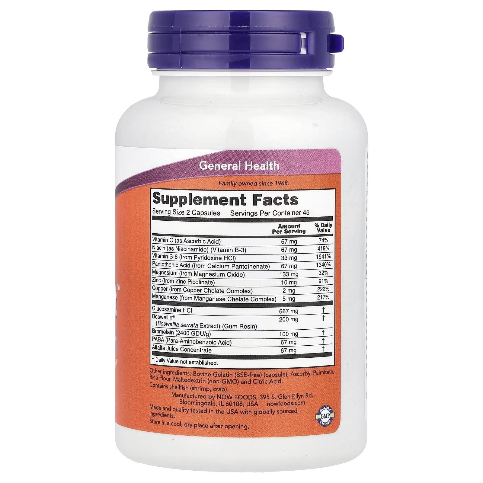 NOW Foods Joint Support 90 Capsules