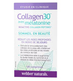 Webber Naturals Collagen30 with Melatonin Bioactive Collagen Peptides Beauty Sleep Tablets 120 Tablets