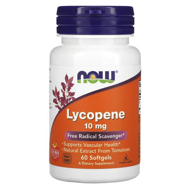 NOW Foods, Lycopene, 10 mg, 60 Softgels
