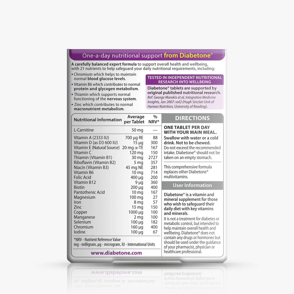 Vitabiotics Diabetone Original 30 Tablets