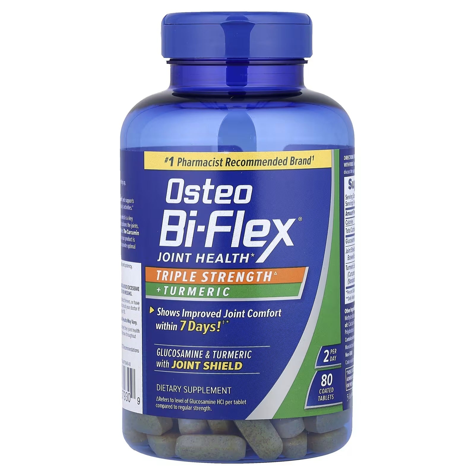 Osteo Bi-Flex Joint Health Triple Strength Plus Turmeric 80 Coated Tablets