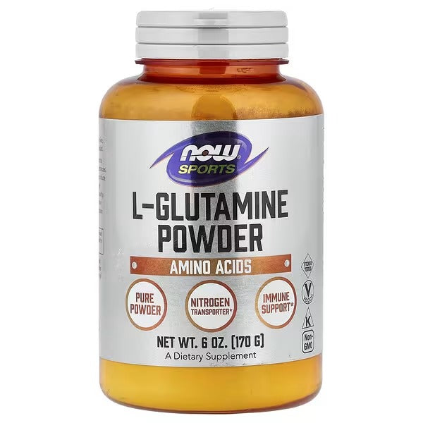 NOW Foods Sports L-Glutamine Powder – 6 oz (170 g)