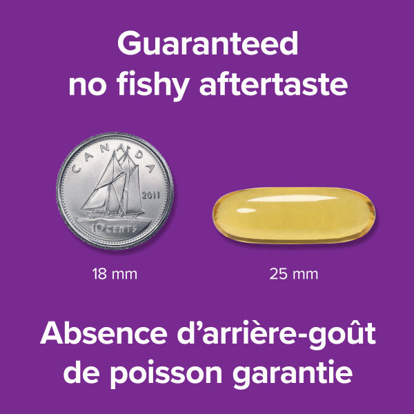 Webber Naturals Wild Alaskan Salmon & Fish Oil 300 mg EPA/DHA No Fishy Aftertaste 220 Softgels