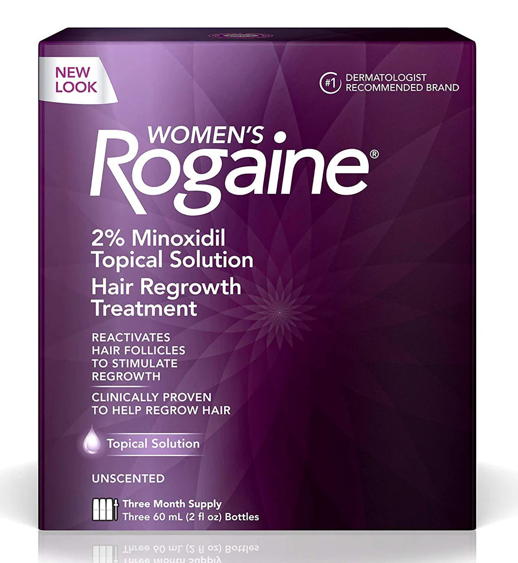 Women's Rogaine 2% Minoxidil Topical Solution 3 Month Supply